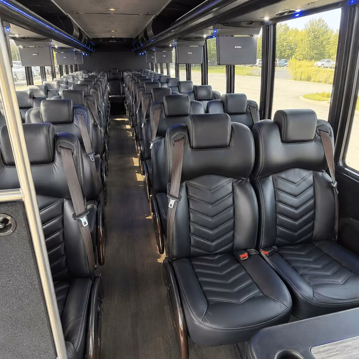 28 passenger minibus inside