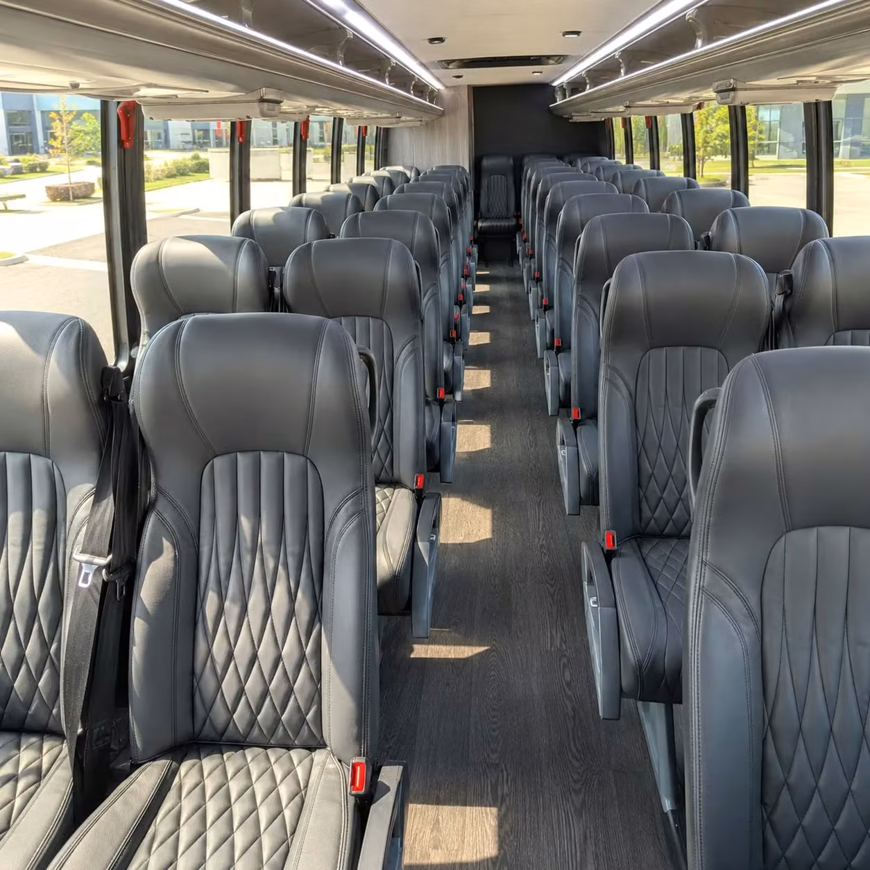 35 passenger minibus interior